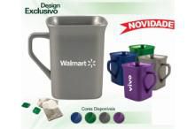 Caneca Quadrada Cores Metalicas 250 ml - 10BR215SCM